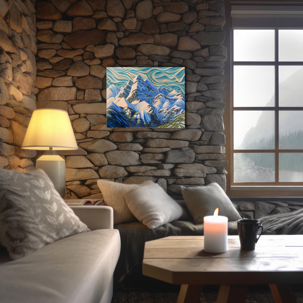 Swirling Current, Print On Canvas