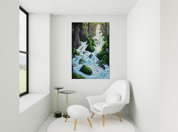 Thirsty Cedar, Giclee, Print on Canvas