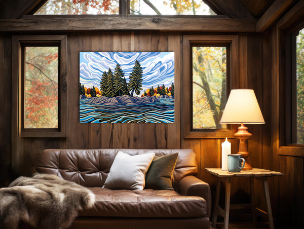 True North, Giclee, Print on canvas