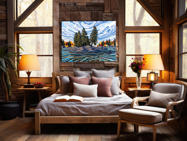 True North, Giclee, Print on canvas