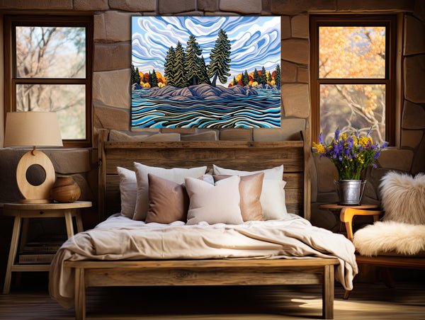 True North, Giclee, Print on canvas