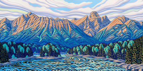Elk Valley Summer, Giclee, Canadian Artist