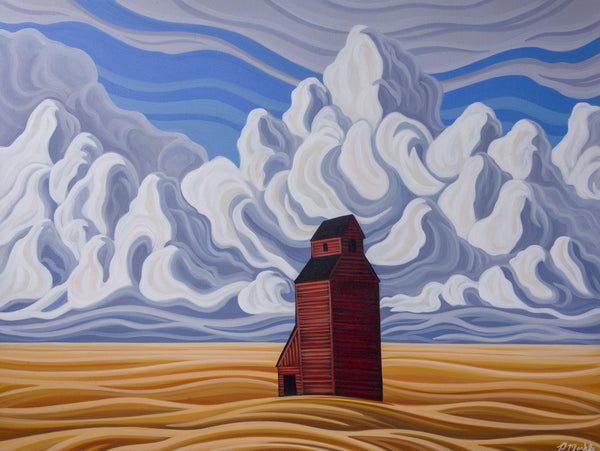 Prairie Wind, 36x48, Print on Canvas