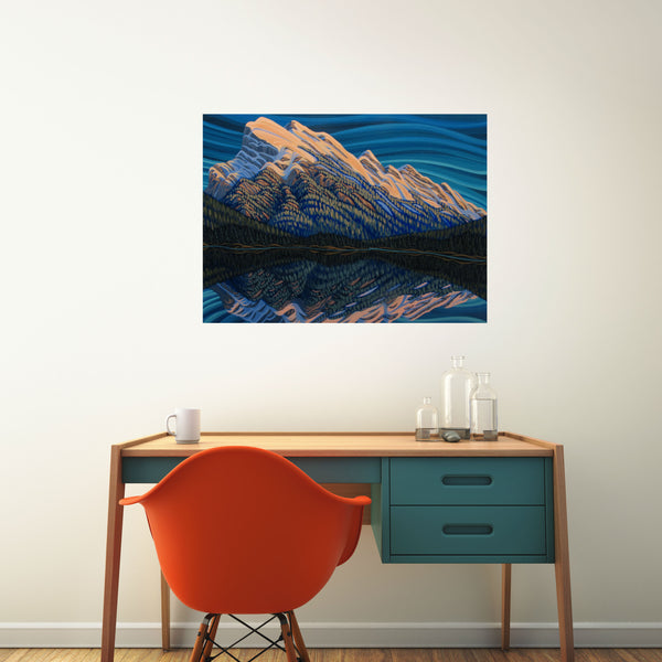 Mt Rundle, Giclee, Print on Canvas