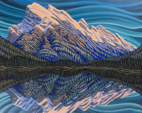Mt Rundle, Giclee 24" X 30"